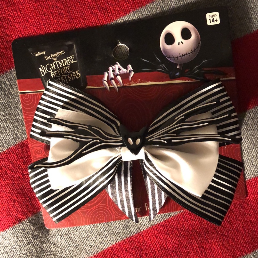 Nightmare Before Christmas, Jack skellington - Hair bow 🎀